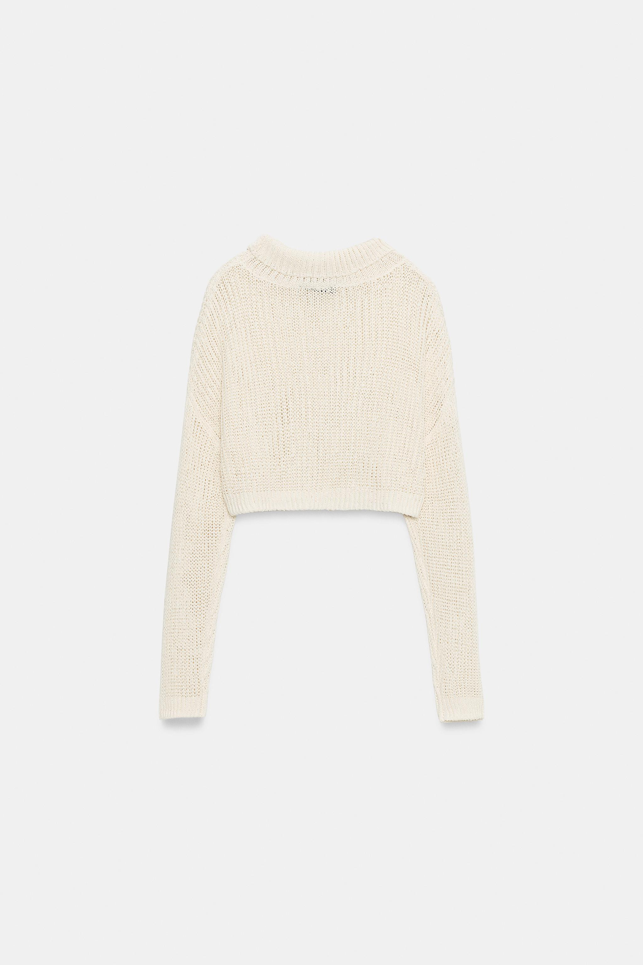 CROPPED HIGH NECK JUMPER | Zara US