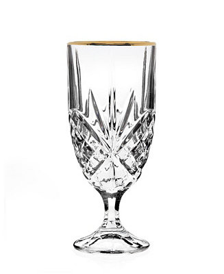 Godinger Dublin Gold Rim Iced Tea Glasses, Set of 4 - Macy's | Macy's