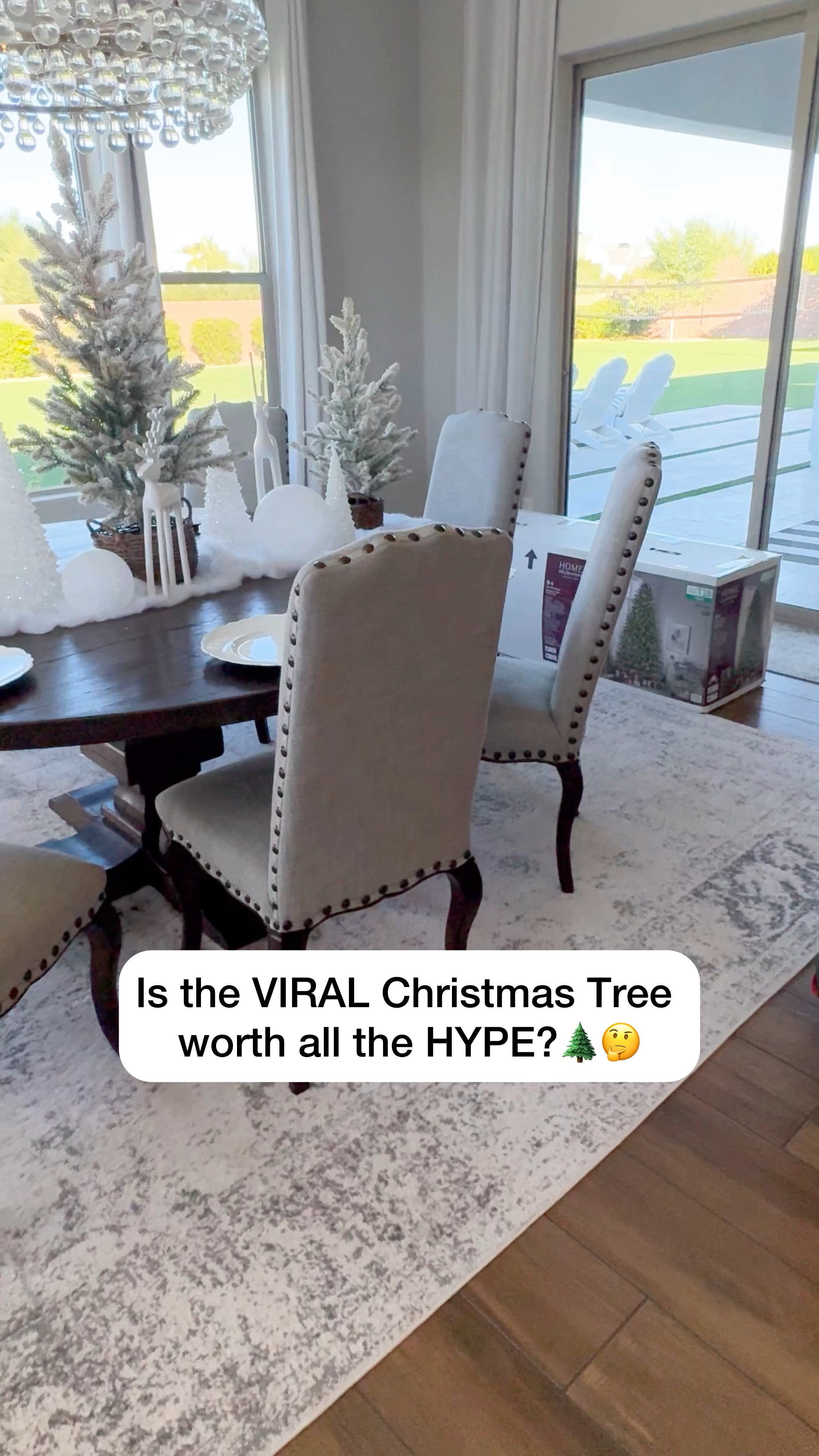 Comment 🌟TWINKLE🌟 for the Viral Home Depot Christmas Tree! Is the viral Christmas tree worth all the hype?🤔🌲 100% YUP!! 

🏃🏻‍♀️Ruuunnnn and order this now while it’s BACK IN STOCK! This stunning twinkling Christmas tree has 3400 LED lights with ten different settings, both warm white and colors and it’s dimmable! Super easy set-up and no fluffing…yay!👏🏻 Anyone else a fan of this? 
It only took me 15 minutes to set-up, with no help except for carrying it in the house.💪🏻 Each tree section automatically connect the lights, without any cord searching or struggle. It’s totally worth the hype, it’s magical!  I cannot wait to put on the finishing touches and see it at nighttime! 

😄Please use my link even if you choose the store pick-up option, I really appreciate it! I did store pick-up curbside, which was so easy and they put it right into the back of your vehicle. Oh yeah! 

A few more deets for those who are still here…my Christmas tree is the 9ft and it also comes in 7.5ft and 12ft. 

#viralchristmastree #homedepotchristmastree #christmastree #Christmas #christmasdecorations #grandduchess #christmasdecorideas #holidaydecor #christmastreedecorating

#LTKSeasonal #LTKHome #LTKHoliday