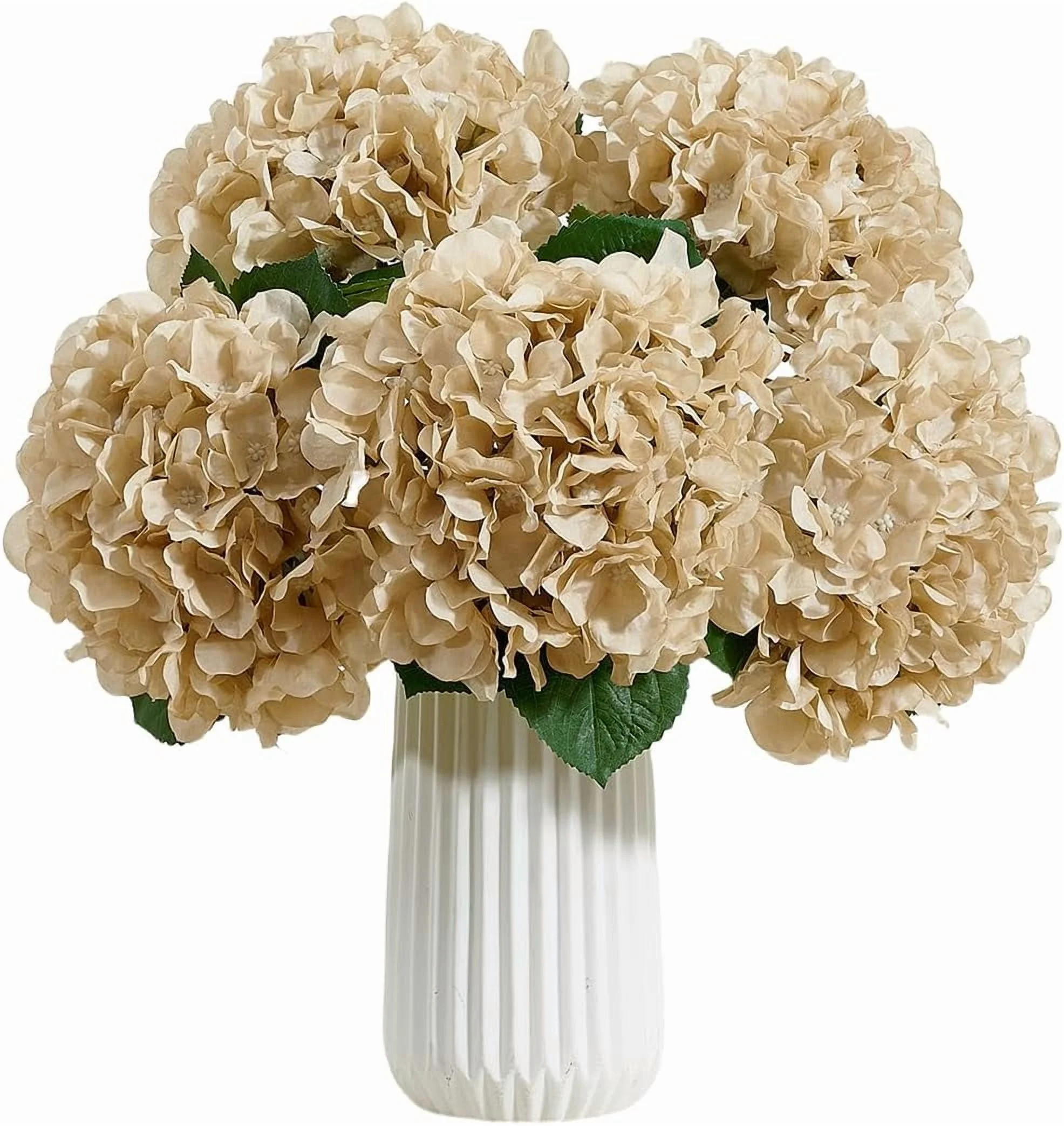 8pcs Fake Flowers Silk Hydrangea Artificial Flowers Bouquets Faux Hydrangea Stems for Home Table ... | Walmart (US)