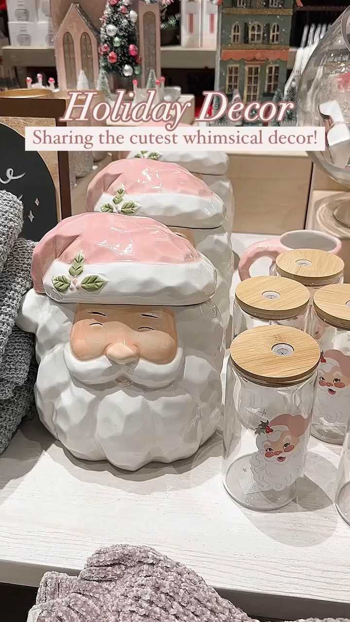 Pink whimsical holiday decor - pink Christmas decor - Christmas decor - pink Santa - Anthro - altard state - Walmart - target - world market 

#LTKHoliday #LTKStyleTip #LTKHome