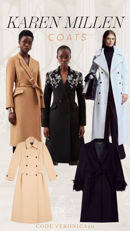 favorite coats from Karen Millen. Use code VERONCA20 for an additional 20% off your purchase. #MyKM 

#LTKworkwear #LTKsalealert #LTKSeasonal