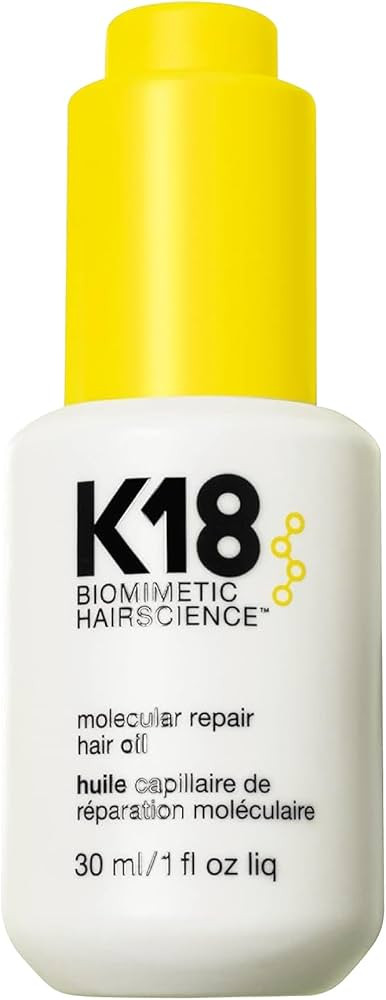 K18 Molecular Repair Hair Oil, Weightless Oil for Stronger, Healthier Hair, Suitable For All Hair... | Amazon (US)