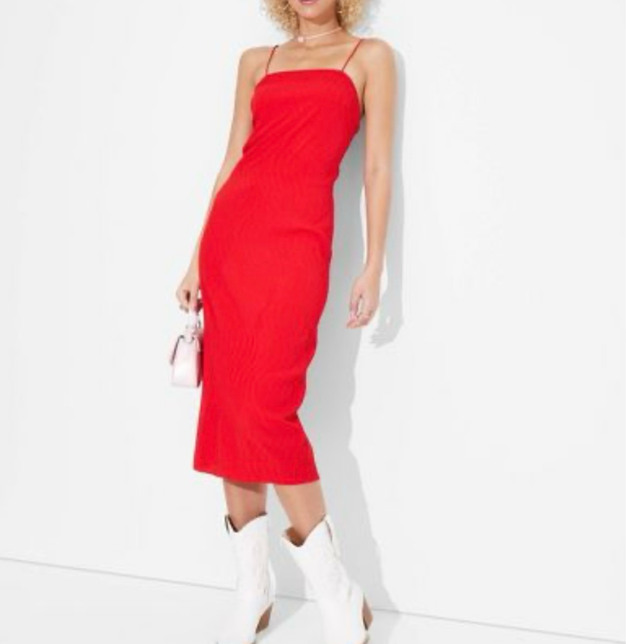 Red midi dress comes in other colors. On sale 

#LTKSeasonal #LTKSummerSales #LTKFindsUnder50