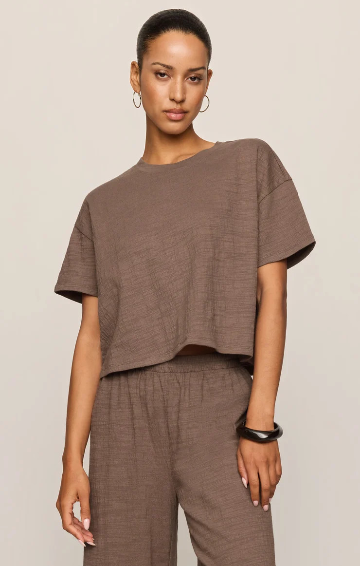 Sway Textured Cropped Tee | Z Supply