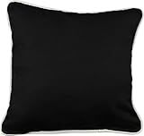 College Covers Everything Comfy Indoor/Outdoor Decorative Pillow, 16" x 16", Black | Amazon (US)