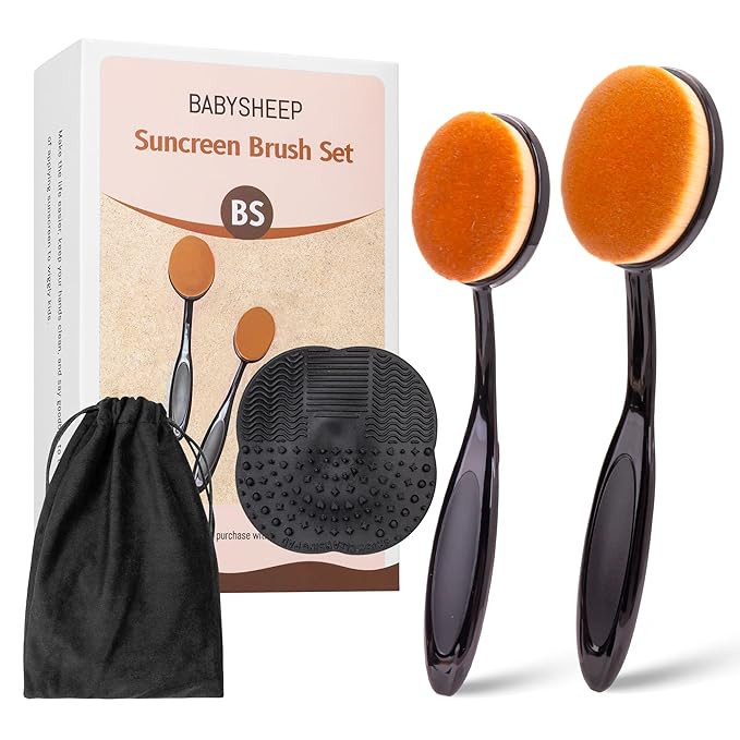 Sunscreen Brush Applicator Set-Sunblock Brush for Kids Adults,Child-Safe for Face and Body, Sun L... | Amazon (US)