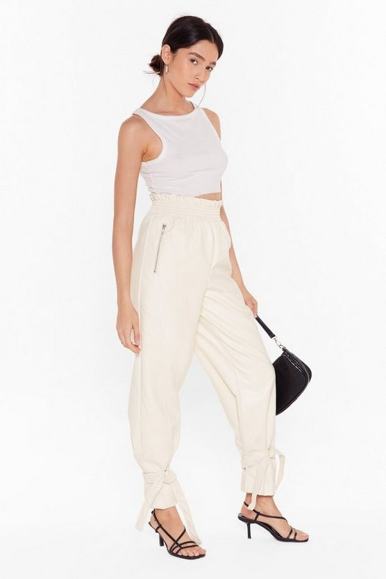 Breaking News Faux Leather Paperbag Pants | NastyGal (US & CA)