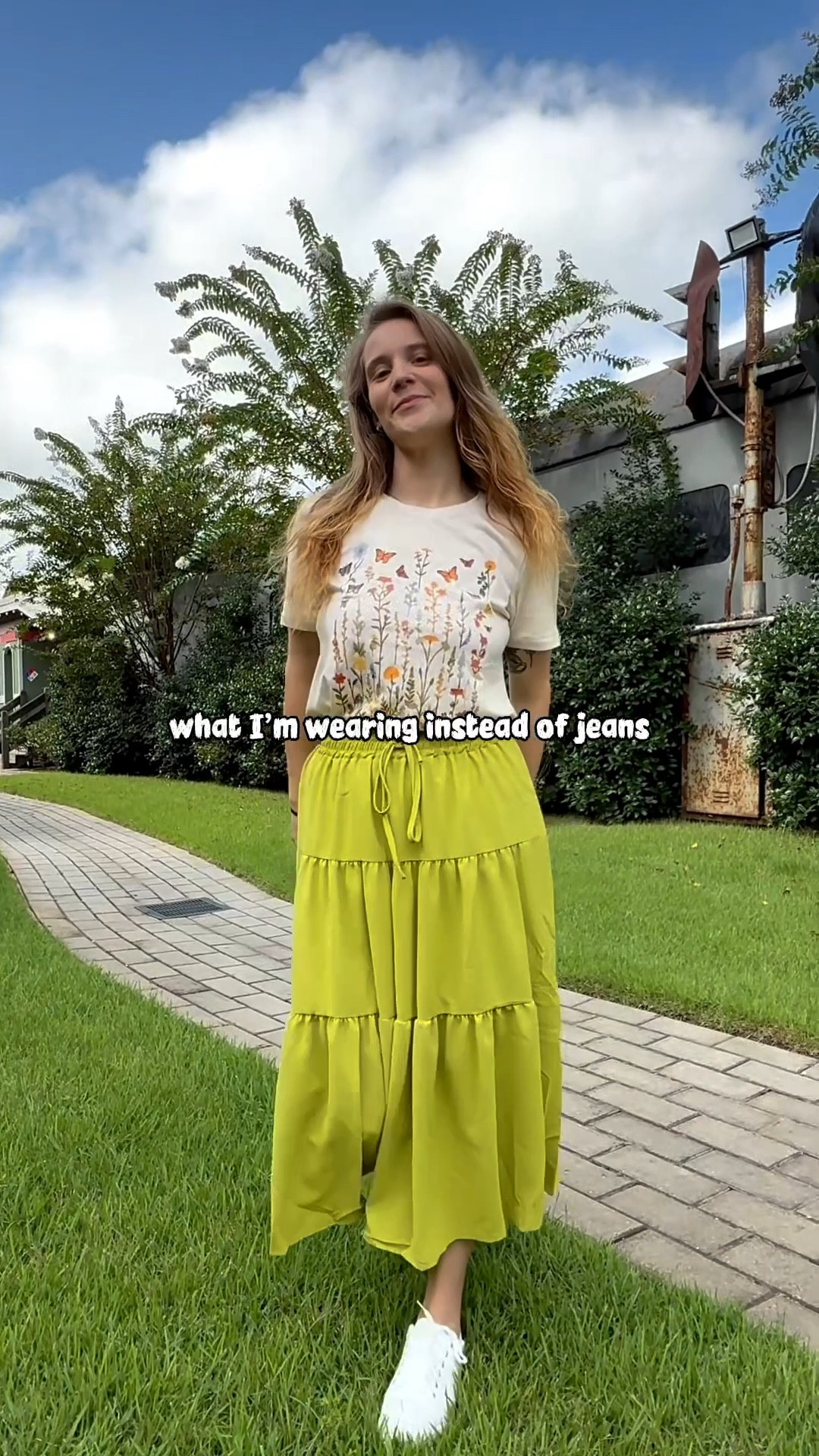 For the longest ((longest)) time, jeans were my go-to—a necessity. When my favorite pair would start to give, I’d start scouting American Eagle jeans sales. Nowadays, I don’t even know what size jeans I’d wear. 

86’ing the jeans is about comfort: having items that fit every day of the month, items I can breathe in/move in. 

But it’s also SO MUCH MORE ✨FUN✨mixing and matching- so much more color, texture, variety. etc. 

So instead of jeans, I run to:🏃‍♀️ 

✨MAXI + MIDI SKIRTS: easily paired with tee shirts and sneakers (a great replacement for jeans), but can but up-styled just as easy. Flowy + feminine 

✨JUMPSUITS/ROMPERS + OVERALLS: effortless! Rock n’ roll without thinking of what to pair, or having fun layering undershirts or tights. 

✨SKORTS: to each their own, but in my mom era, mini skirts are not an everyday vibe. Skorts, however, give off that same look with the comfort of athletic shorts (and bend-over proof 🙈)

📣 tell me your fav outfit! 

Follow along for more✨

#LTKdayinmylife #LTKstorytime #LTKFindsUnder50