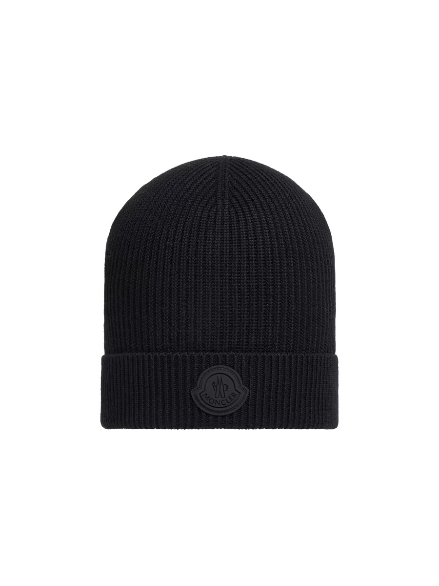 Moncler Beanie Hat in Wool | Saks Fifth Avenue | Saks Fifth Avenue