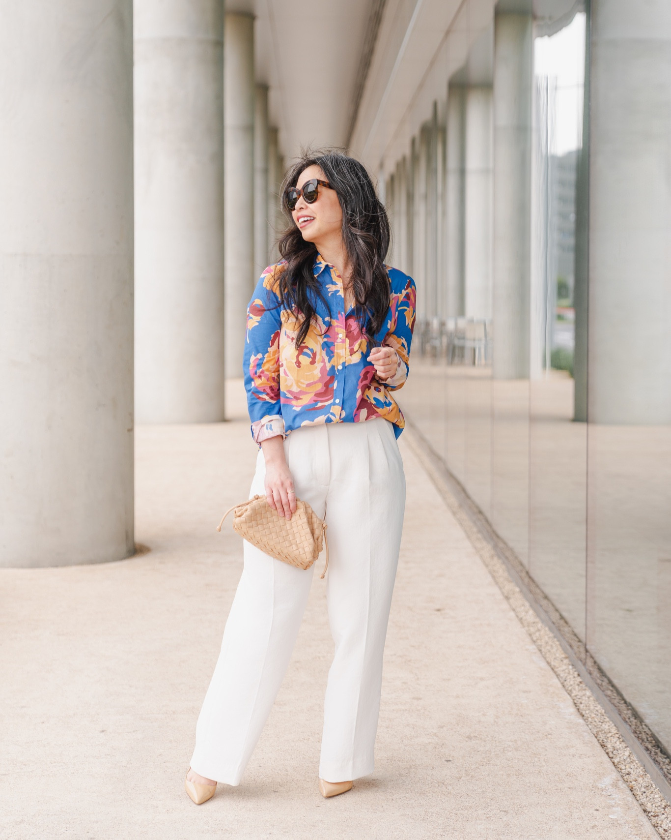 {#workwear} latest post on jannadoan.com — talking about the @sezane tomboy, max, and the pierro (pictured here) button down shirts! the pierro is the perfect statement work top imo 💯 // #gifted shop this post via link in bio ✌️ {09.21.24}

🙏  thank you for shopping my links!
📷: @janeyunphoto 

.
.
.
.
.
.
#texasblogger #austinblogger #atxblogger #personalstyle #igstyle #flashesofdelight #ootdshare #ootd #wiw #lookbook #fashiondaily #styleinspo #petitestyle #asianblogger #fashiongram #instastyle #liketkit #sezane #sezanelovers #workstyle #workwear #effortlesspants #widelegpants 

#LTKWorkwear