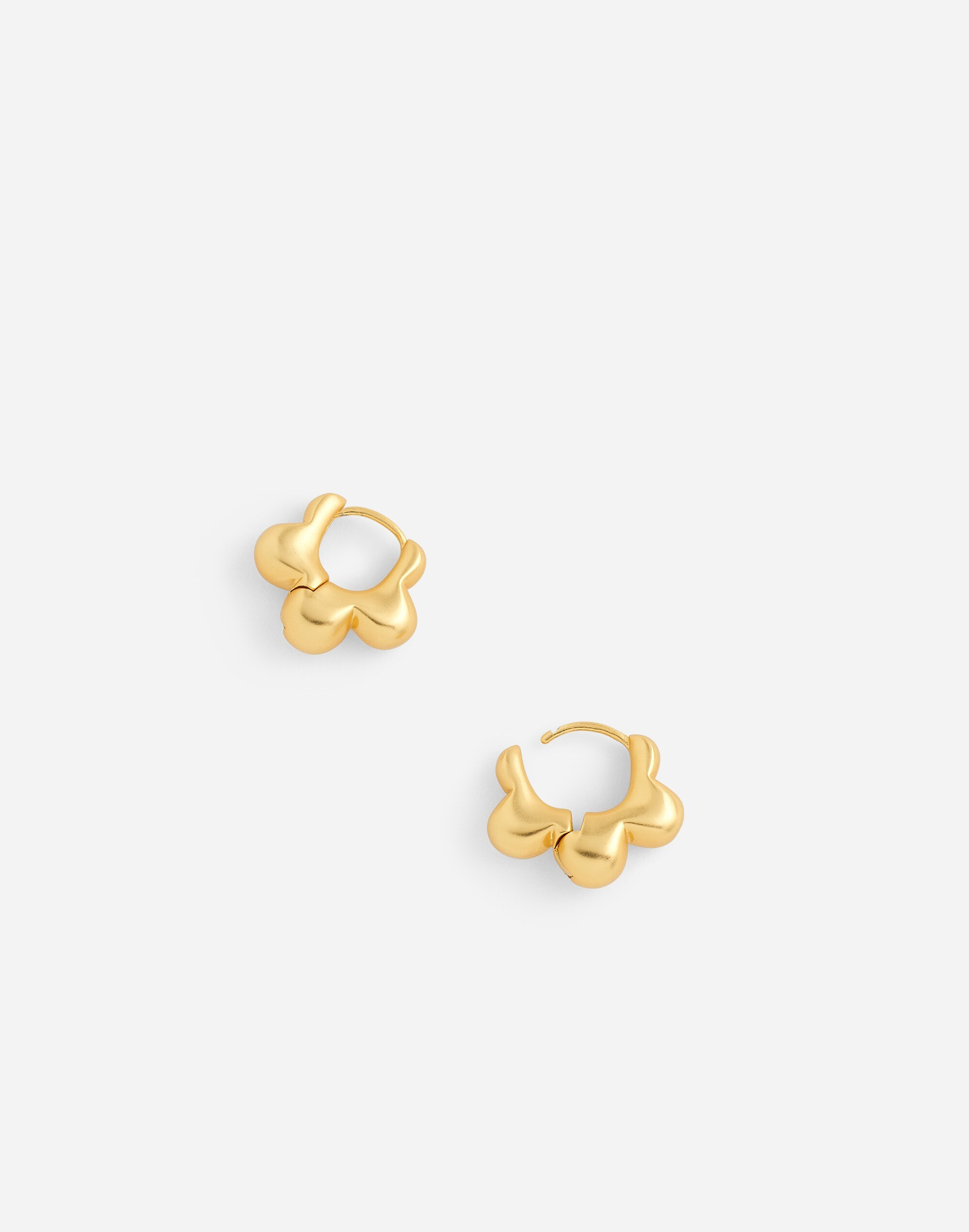 Flower Huggie Hoop Earrings | Madewell