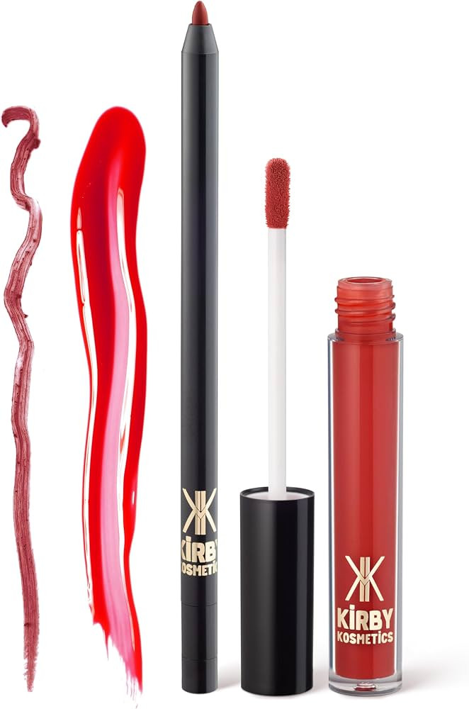 Lip Kit Duo \u2013 Powerful Pout - TikTok-Viral Precision Liner & Glossy Liquid Lipstick, Clean 2... | Amazon (US)