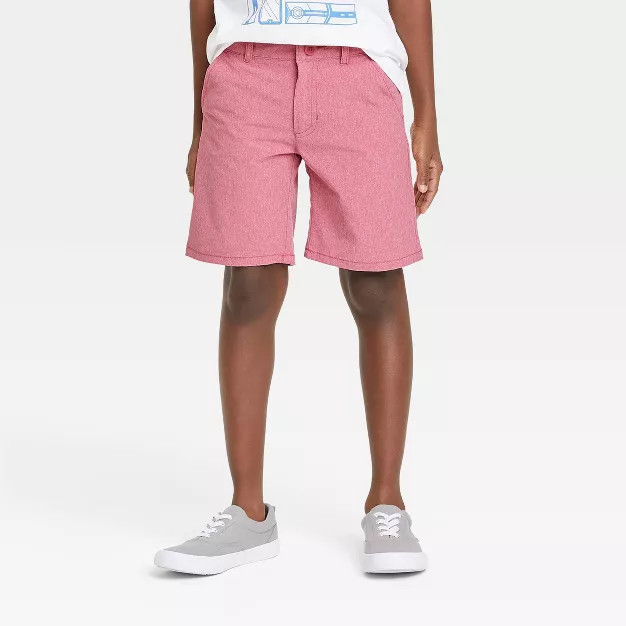 Boys' Flat Front Quick Dry Chino Shorts - Cat & Jack™ | Target