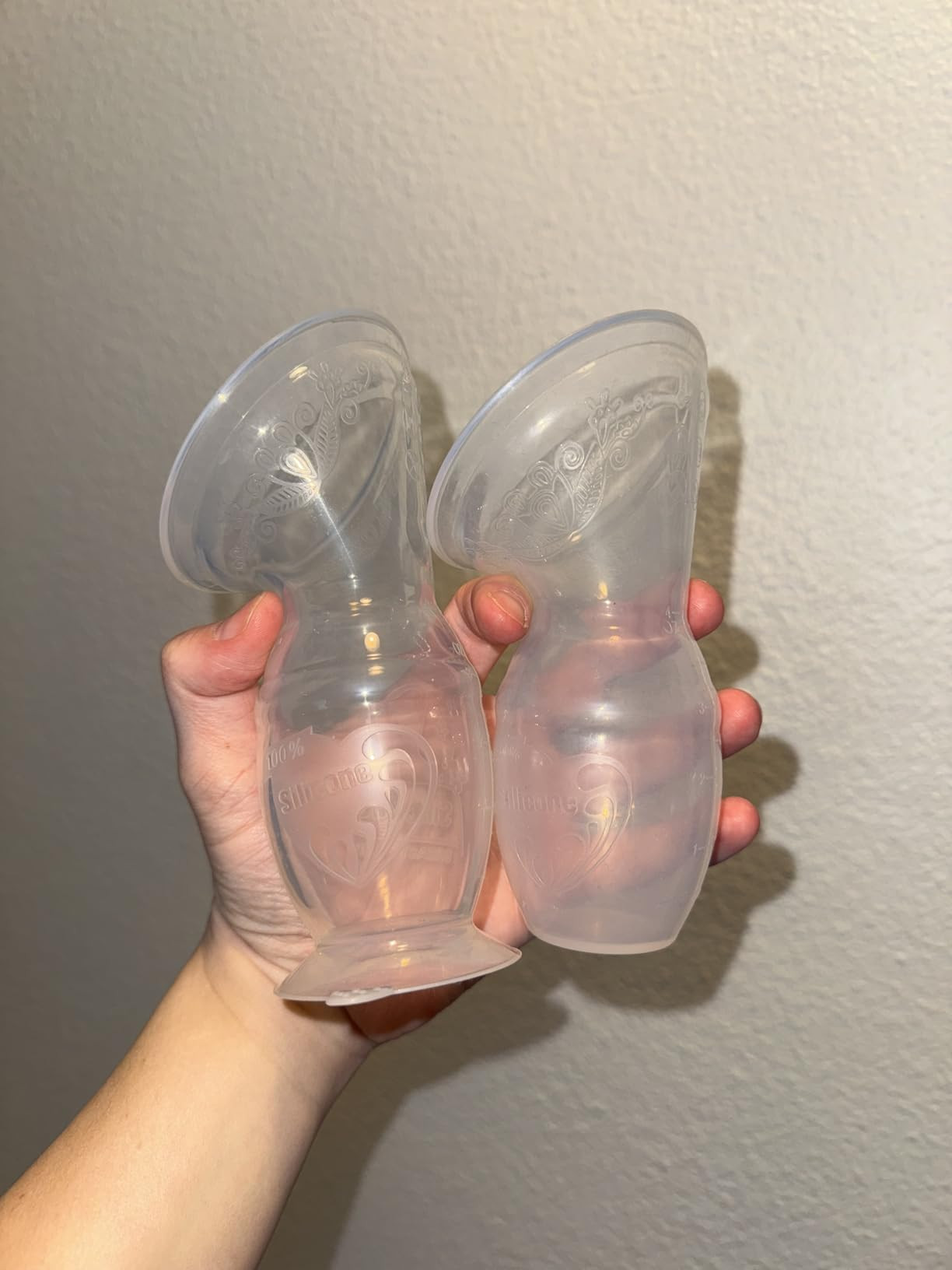 haakaa Manual Breast Pump for Breastfeeding, Silicone, Clear 4oz/100ml | Amazon (US)