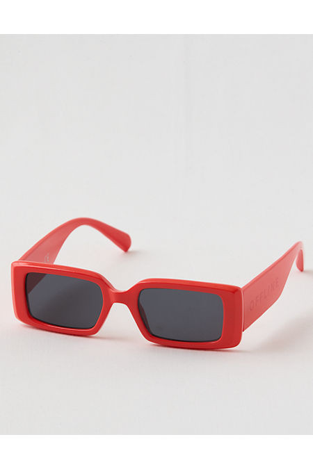 OFFLINE By Aerie Sidewalk Polarized Sunglasses Women's Orange Flare One Size | Aerie