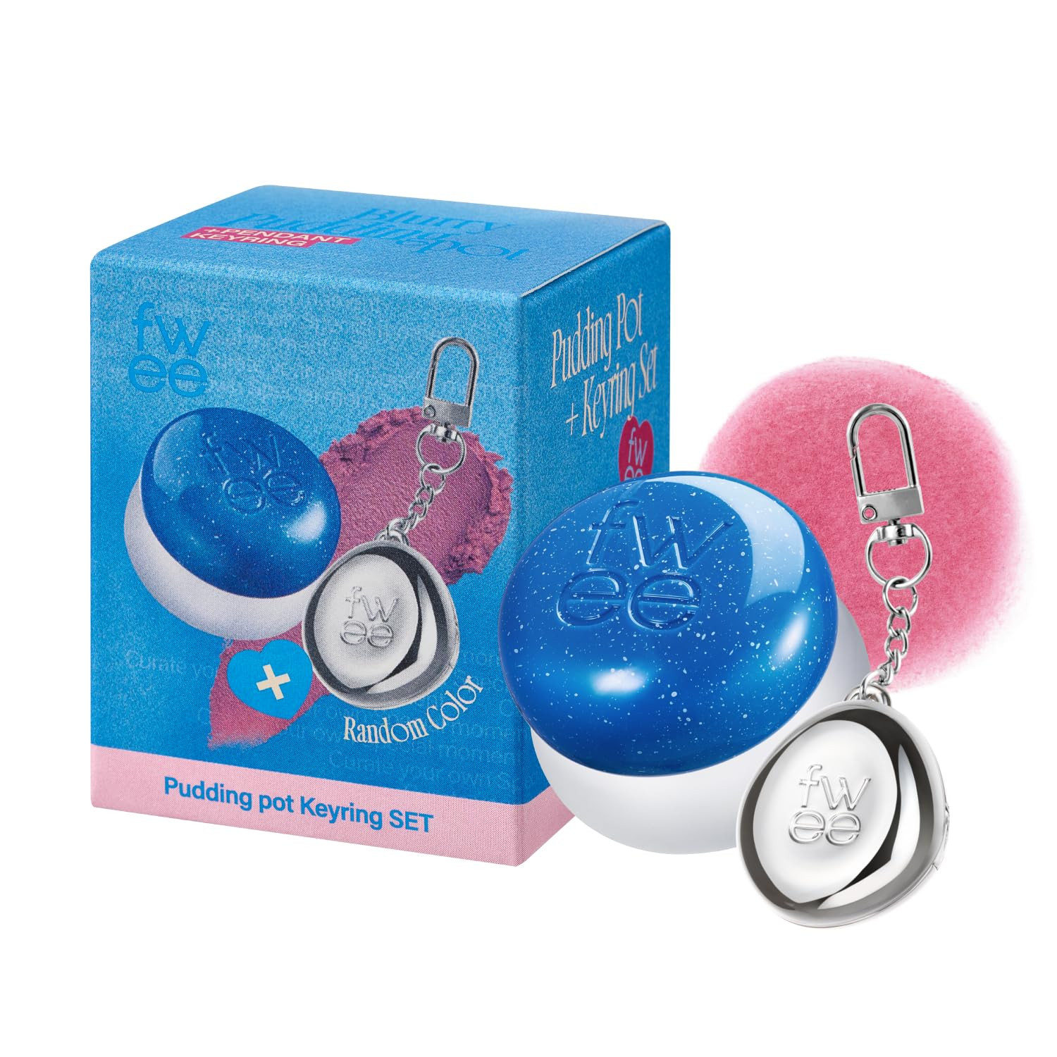 Blurry Pudding Pot + Keychain SET | Airbrushed Blush & Lip, Buildable Pigment, Long-lasting, Ligh... | Amazon (US)