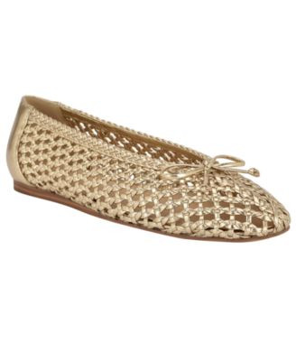 Calvin Klein Women's Zatoria Woven Ballet Flats - Macy's | Macy's