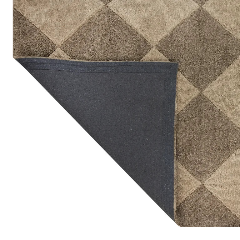 Better Homes & Gardens Brown Diamond Indoor 8' x 10' Area Rug | Walmart (US)