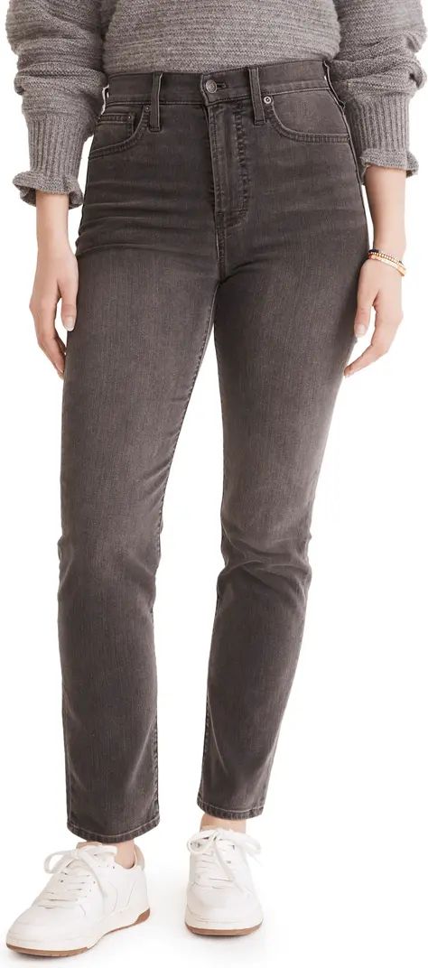 Madewell High Waist Straight Leg Jeans | Nordstrom | Nordstrom