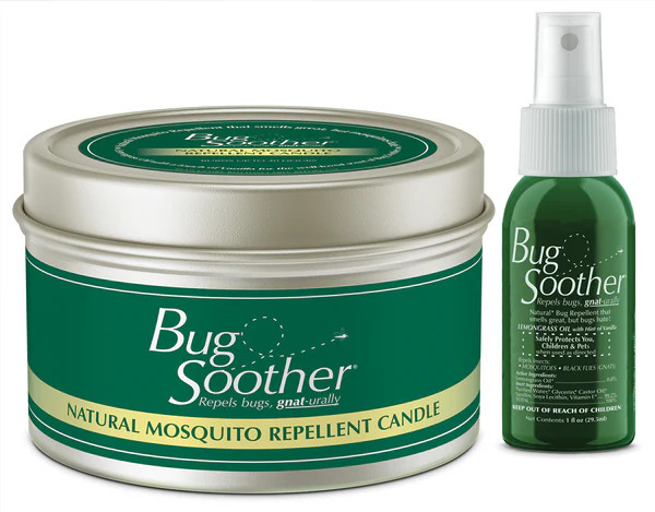 Bug Soother Insect Repellent Candle + 1 oz. Spray Bottle Pack | Eco Lips