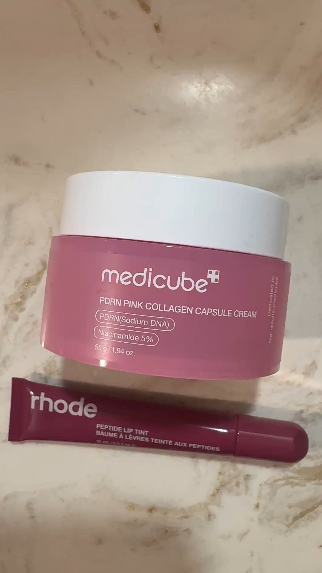 Supreme moisture & plumped skin for cold winter days

Medicube PDRN pink collagen capsule cream and rhode peptide lip tint, in raspberry jelly



#LTKmorningroutine #LTKOver40 #LTKselfcare