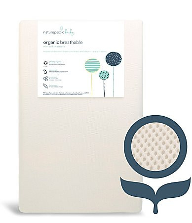 Naturepedic Organic Breathable Mini Crib Mattress - Natural | Dillard's