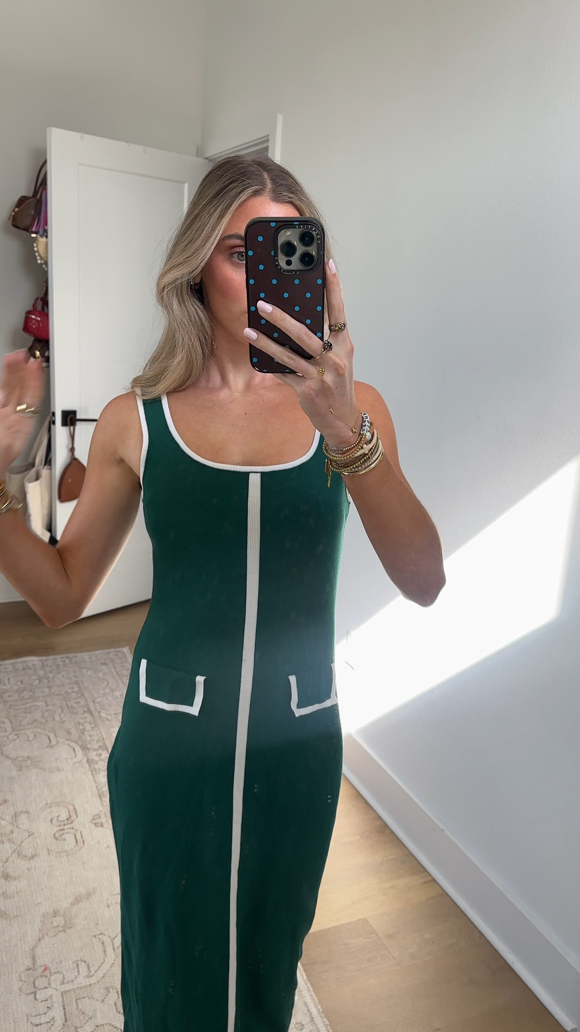 Amazon size small Saodimallsu Womens Summer Sleeveless Midi Dress Square Neck Knit Cocktail Bodycon Color Block Tank Dresses

#LTKootd #LTKWorkwear #LTKWedding