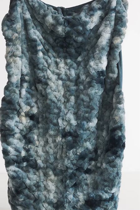 Anthropologie faux fur blankets on sale! Excellent family gift giving idea! Lots of colors! 

#LTKGiftGuide #LTKfamily #LTKsalealert