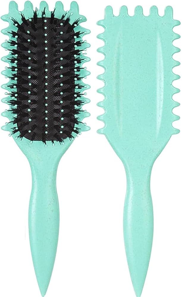 Curl Defining Brush, Curly Hair Brush Styling Brush for Detangling, Shaping and Defining Curls Fo... | Amazon (US)