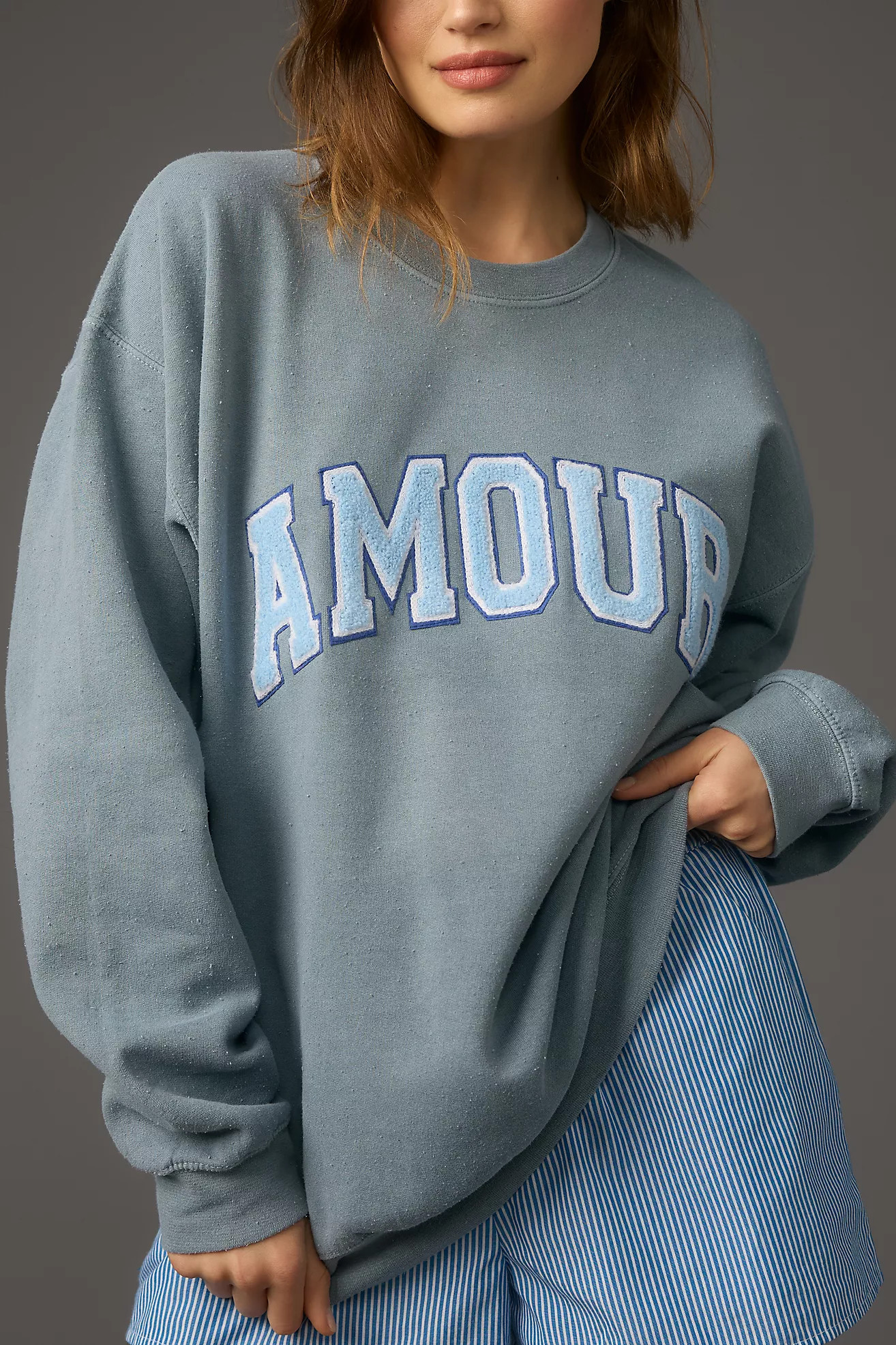 By Anthropologie Amour Sweatshirt | Anthropologie (US)