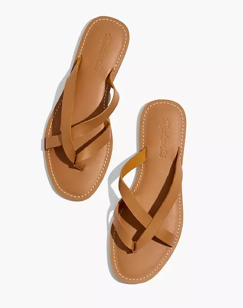 The Boardwalk Thong Sandal in Leather | Madewell