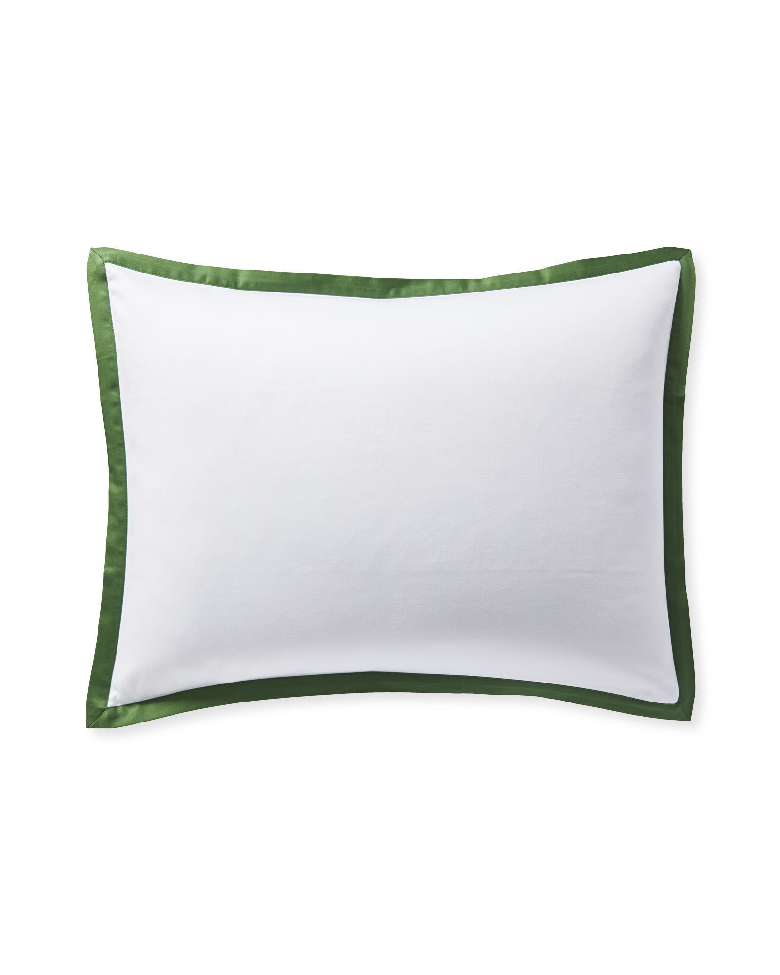 Border Frame Shams - Moss | Serena and Lily