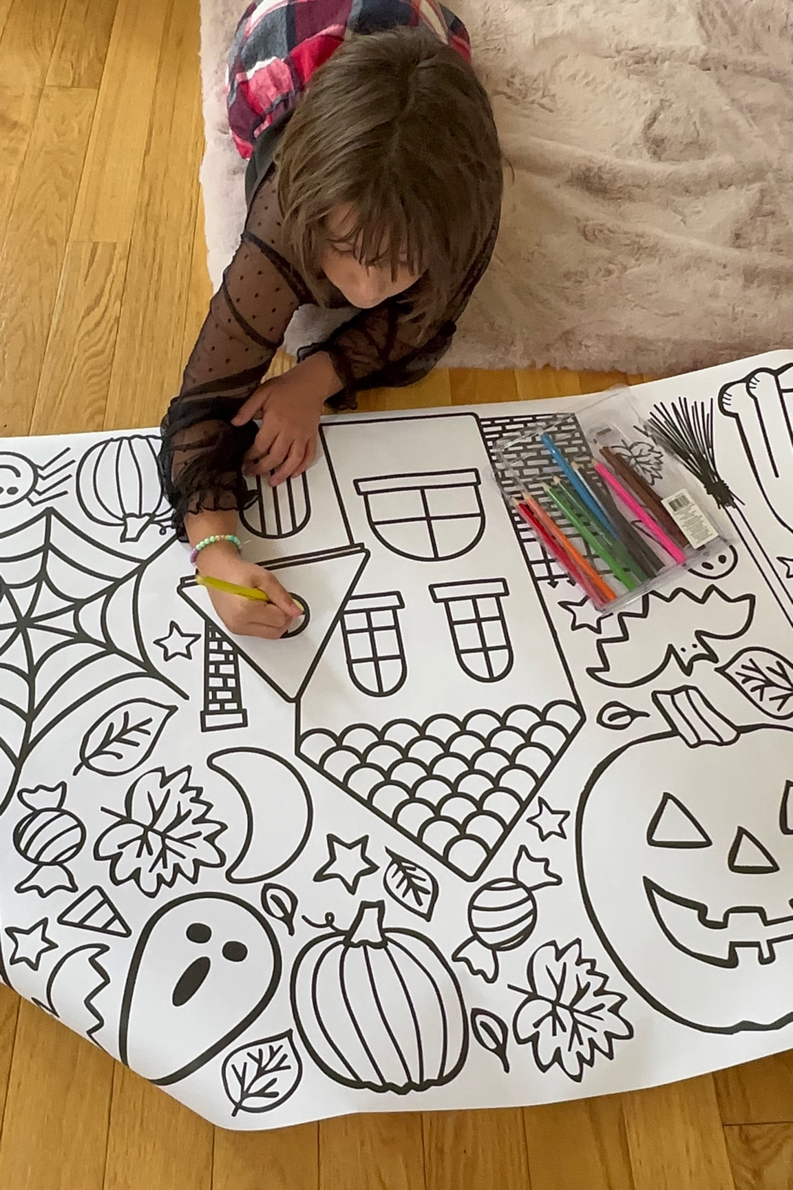Great Halloween activity for kids! Takes hours to finish coloring banner! 

#LTKKids #LTKFamily #LTKSeasonal