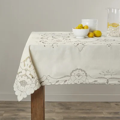 Merrionette Floral Rectangular Tablecloth | Wayfair Professional