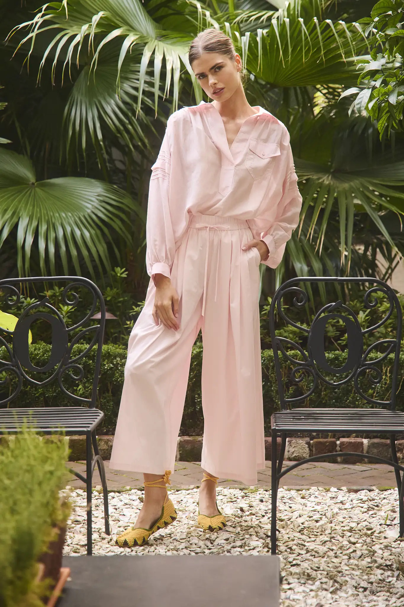Whisper Pant | Flowy Wide-Leg Pants | Hunter Bel | Hunter Bell