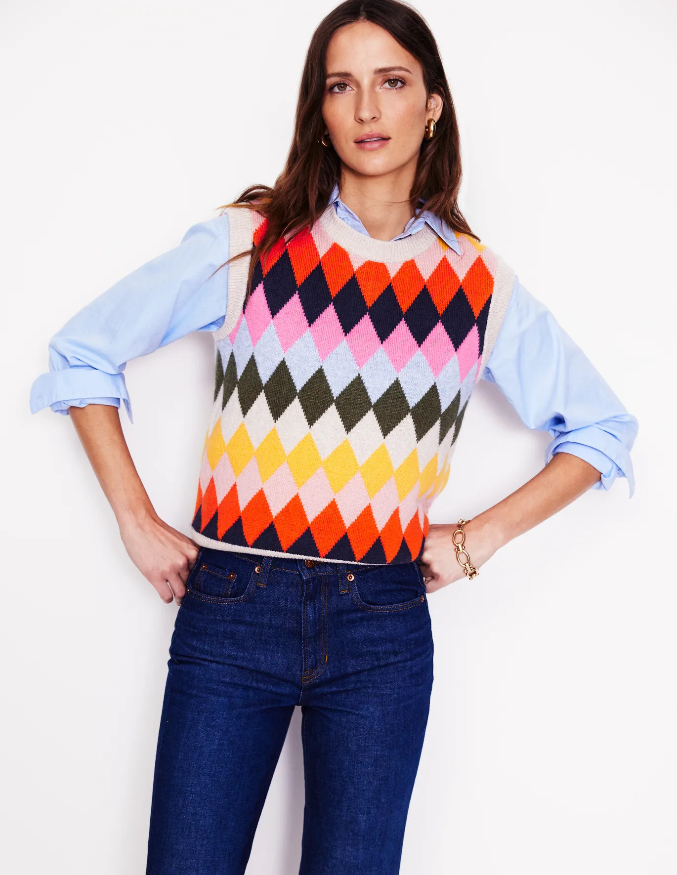 Patterned Vest | Boden (US)