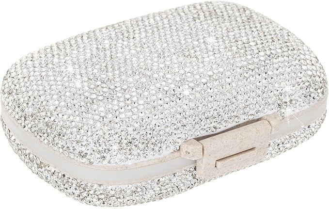 EveryBling Medicine Organizer 8 Compartments Portable Travel Pill Organizer Crystal Small Pill Bo... | Amazon (US)