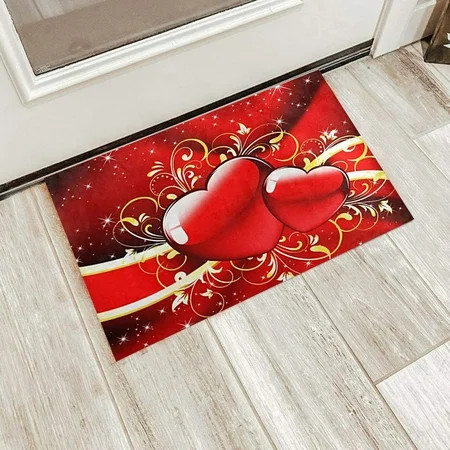 Valentines Day Room Carpet Room Carpet Decor Living Welcome Doormats Carpets Valentine s Carpet Day  | Walmart (US)