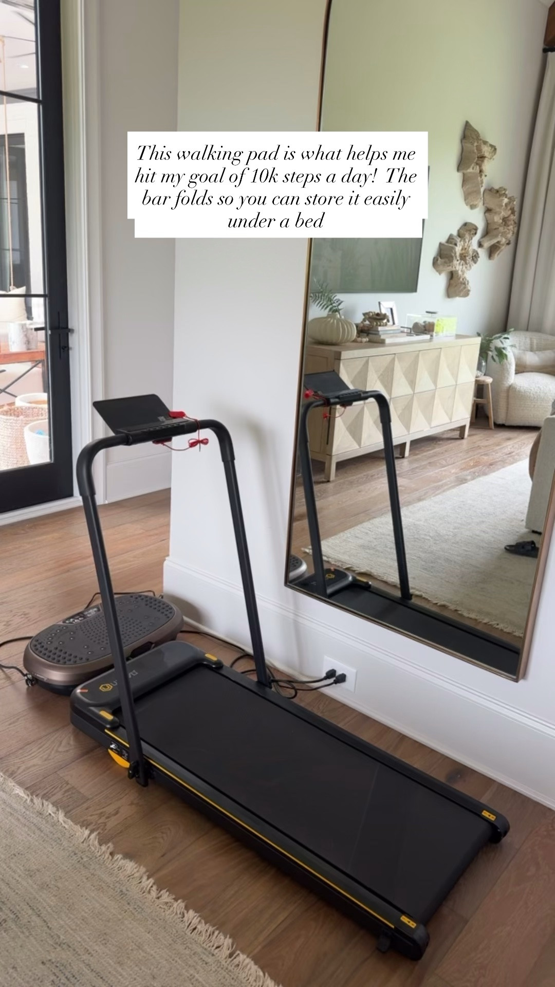 Secret to 10K steps a day!  This affordable Amazon walking pad
