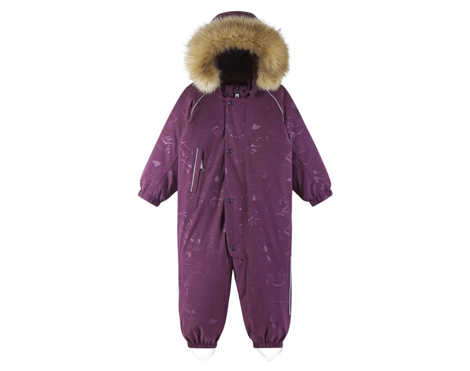 Down Winter Snowsuit - Aapua - 4961:Deep purple / 2T | Ten Little