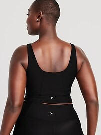 Light Support PowerSoft Longline Sports Bra | Old Navy (US)