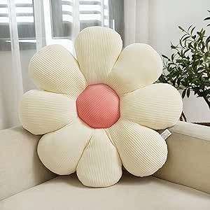 Flower Pillow Cute and Comfortable Floor Cushions Soft Plant Pillows Preppy Aesthetic Room Decor ... | Amazon (US)