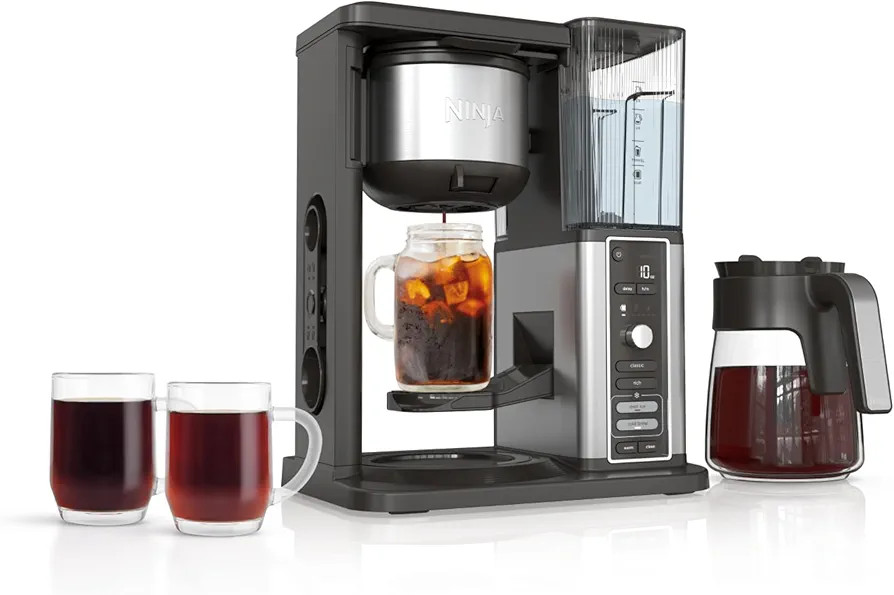 Ninja Hot & Iced XL Coffee Maker with Rapid Cold Brew, 4 Brew Styles, 8 Sizes Small Cup to Travel... | Amazon (US)