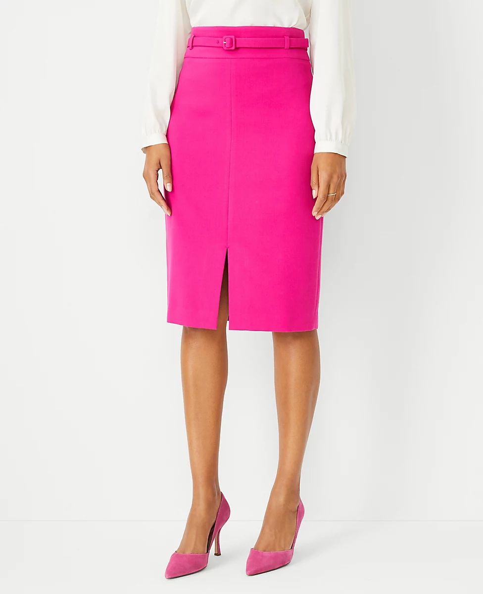 Belted Pencil Skirt | Ann Taylor (US)