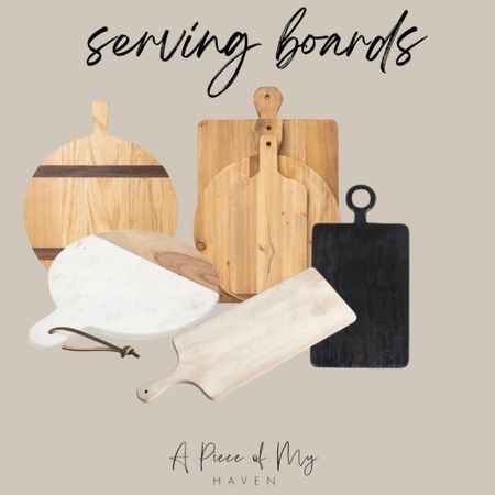 I love to use serving boards for kitchen decor! I recently purchased a set of three from McGee and Co, and they are my new favorites! 

Serving board, charcuterie board, wood board, marble board, kitchen decor, Pottery Barn board, McGee and Co board 

#LTKhome #LTKFind