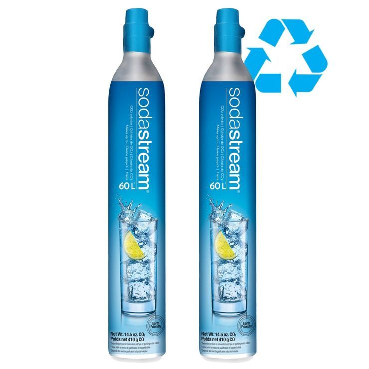 Sodastream 60L Co2 Exchange Carbonator Set of 2 plus Target Gift Card with Exchange | Target