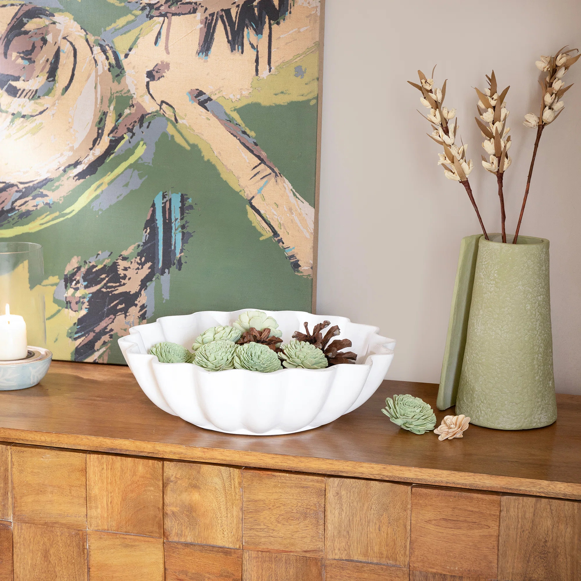 Dune Scalloped Ecomix Decorative Bowl | Wayfair North America
