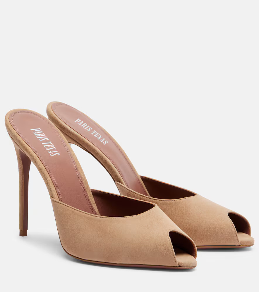 Paris Texas Vera 105 suede mules | Mytheresa (UK)