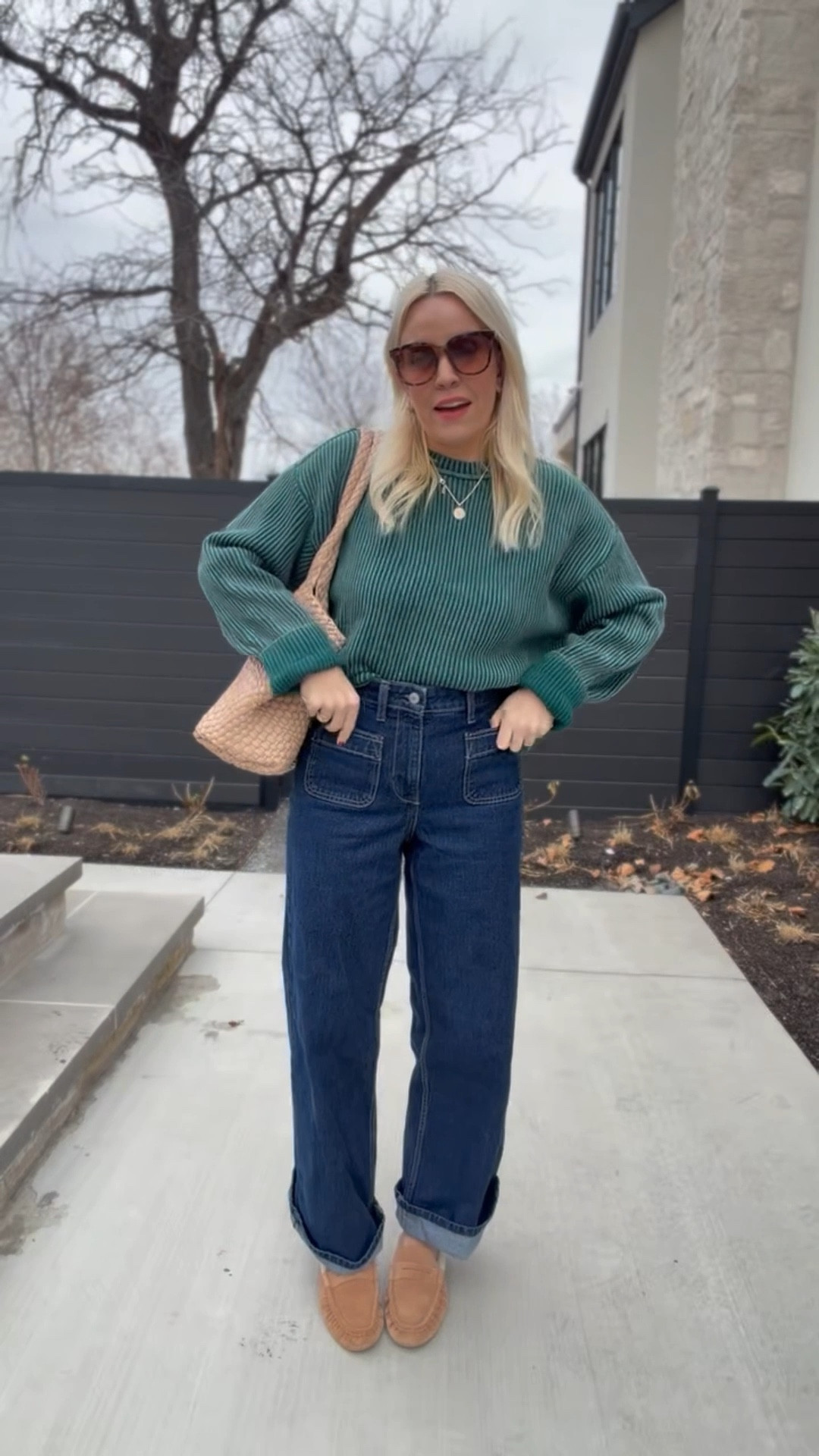 My outfit for the day is Walmart! These jeans were restocked! I did a size 2 and could have done a 0 so definitely size down! I did a size M in the sweater! 

#LTKFindsUnder50 #LTKFindsUnder100 #LTKootd